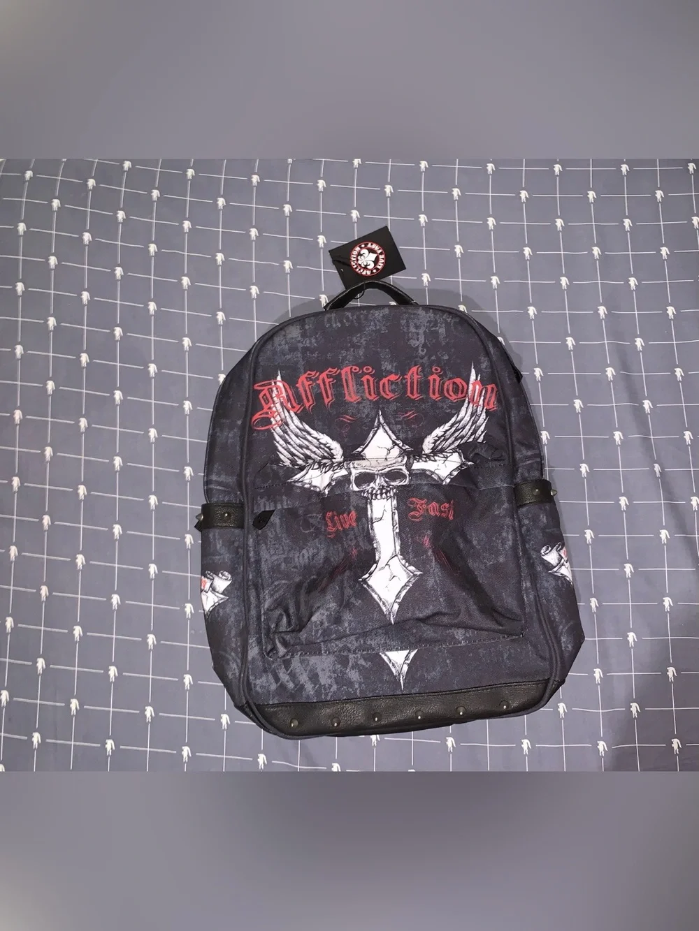 Affliction Live Fast Backpack One Size